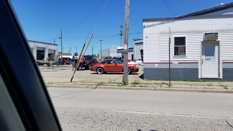 Behind the tiny dealer